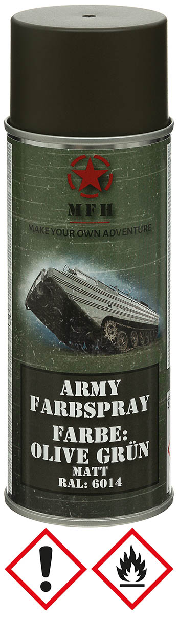 Artikelbild 1 des Artikels “Army Farbspray, OLIV GRÜN, matt, 400 ml “