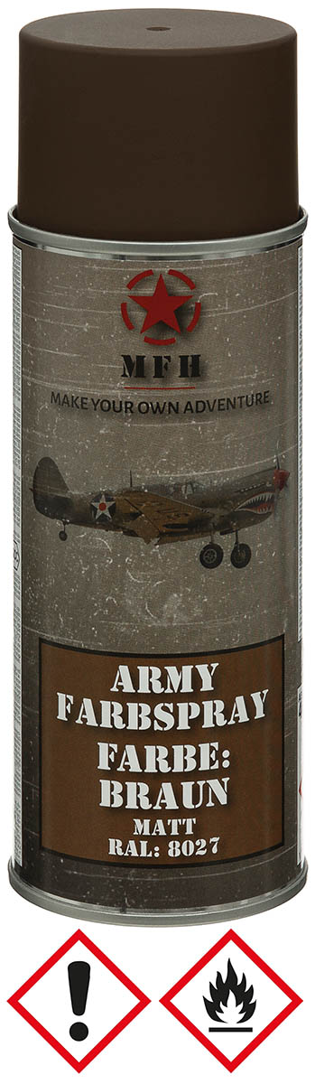 Artikelbild 1 des Artikels “Army Farbspray, BRAUN, matt, 400 ml “
