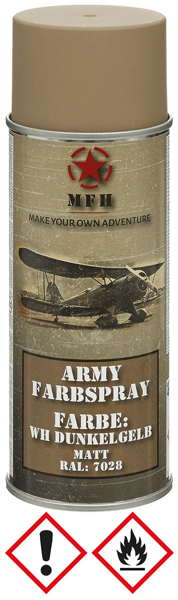 Artikelbild 1 des Artikels “Army Farbspray, WH DUNKELGELB, matt, 400 ml “