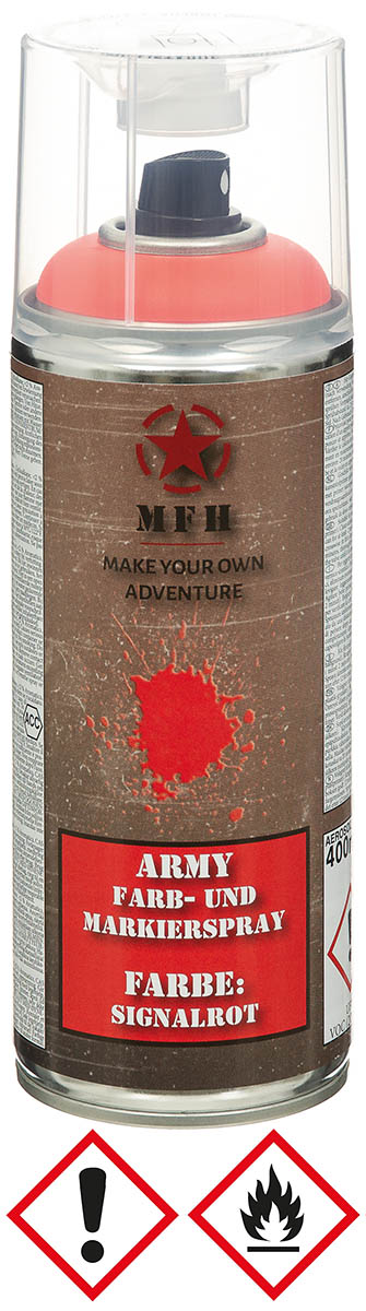 Artikelbild 1 des Artikels “Army Farbspray, SIGNALROT, 400 ml “