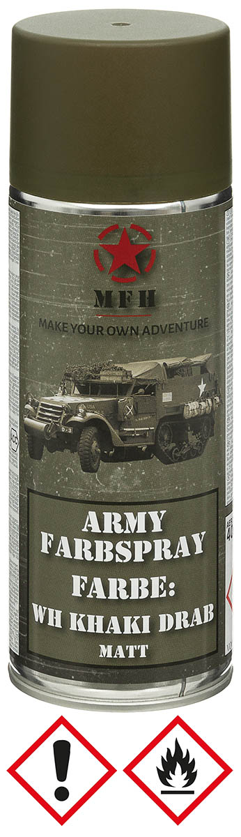Artikelbild 1 des Artikels “Army Farbspray, WH KHAKI DRAB, matt, 400 ml “