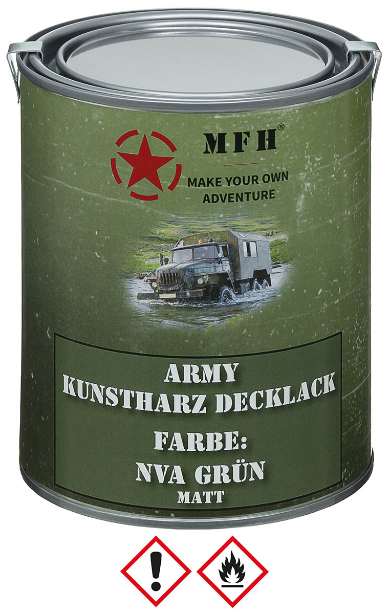 Artikelbild 1 des Artikels “Army Lack, NVA GRÜN, matt, Dose, 1 l “