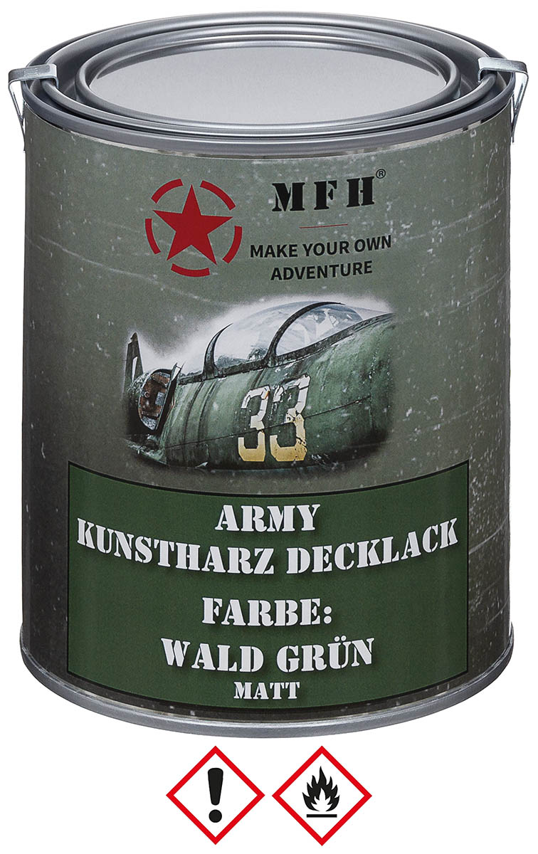 Artikelbild 1 des Artikels “Army Lack, WALD GRÜN, matt, Dose, 1 l “