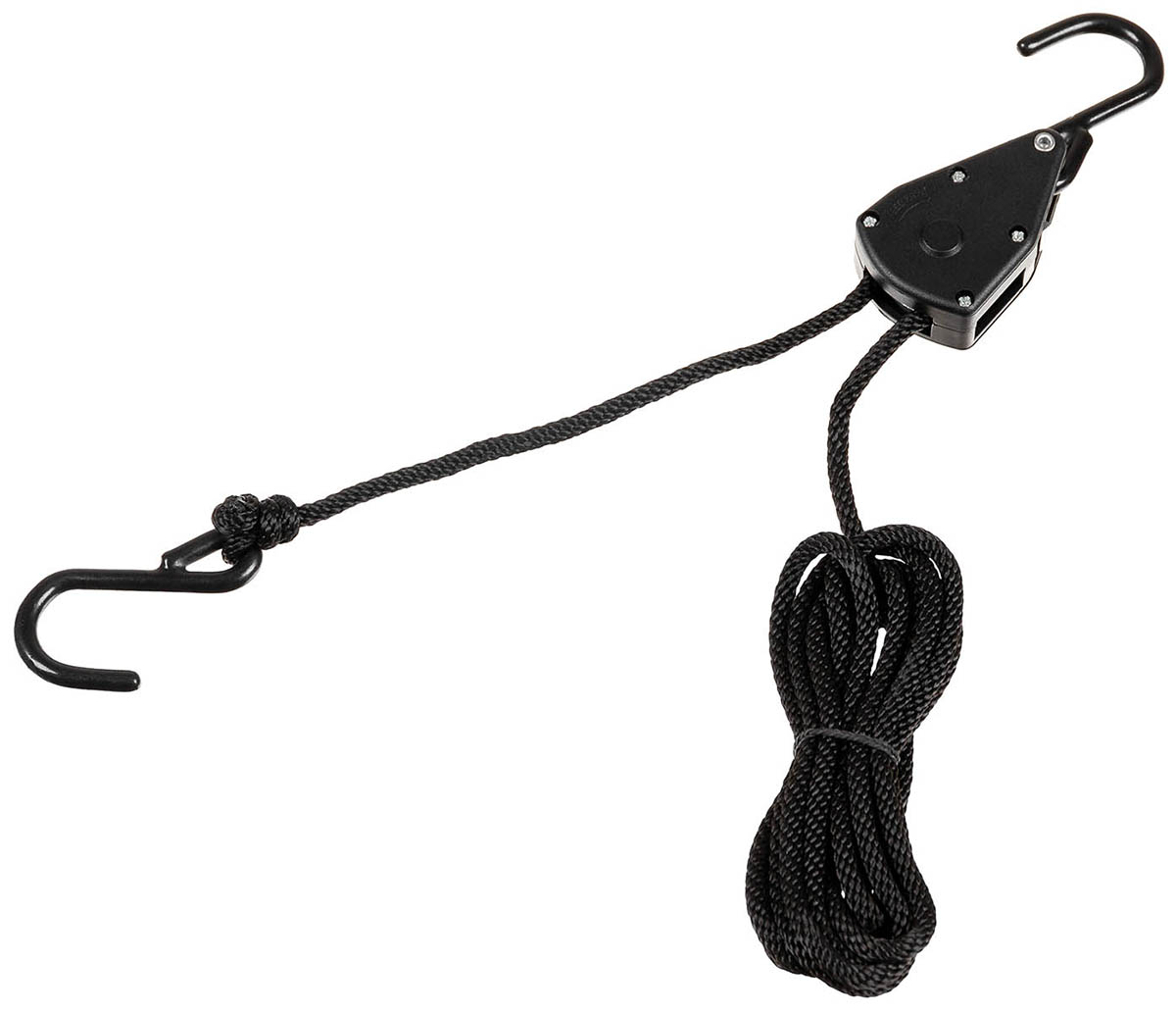 Artikelbild 1 des Artikels “Spannseil, 4 mm, 2 Meter, mit Ratschensicherung, schwarz “