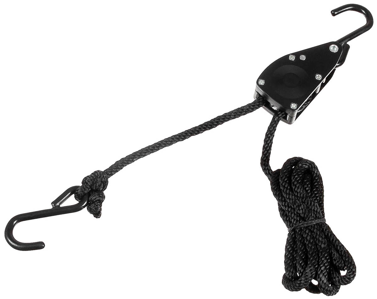 Artikelbild 1 des Artikels “Spannseil, 6 mm, 2 Meter, mit Ratschensicherung, schwarz “