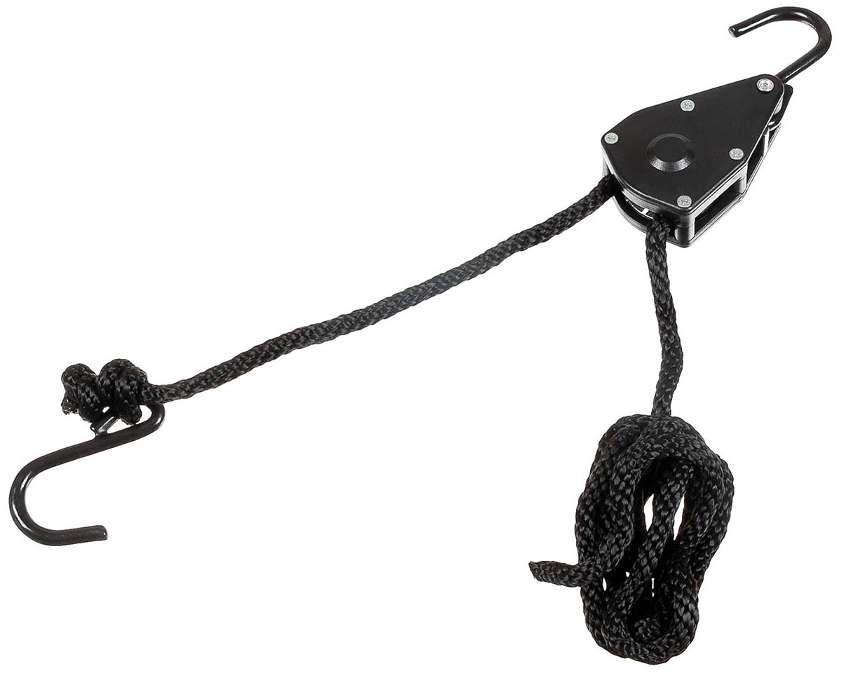 Image 1 de l'article Corde, 9 mm, 2 m, à cliquet, noir 