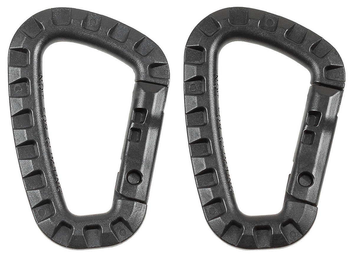 Artikelbild 1 des Artikels “Karabiner, Plastik, schwarz, D 7 mm x 8,5 cm, 2er Pack “