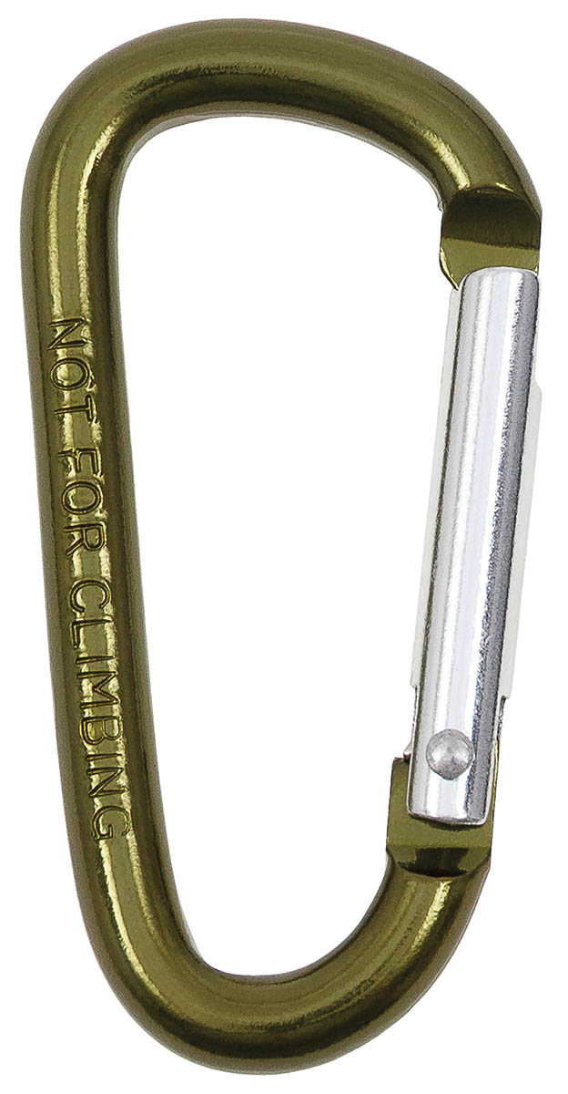 Artikelbild 1 des Artikels “Karabinerhaken, D 6 mm x 5,5 cm, oliv “