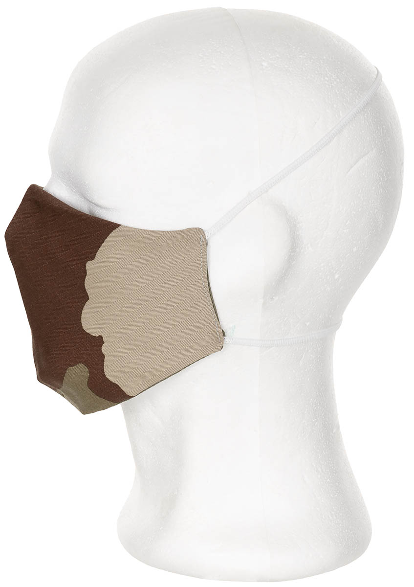 Image 1 de l'article Masque pour bouche et nez, désert camo 