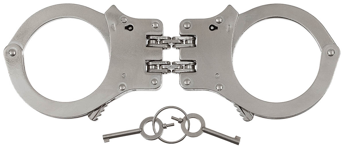 Artikelbild 1 des Artikels “Handschellen, mit Doppelkette, stabile Ausführg., 2 Schlüssel “
