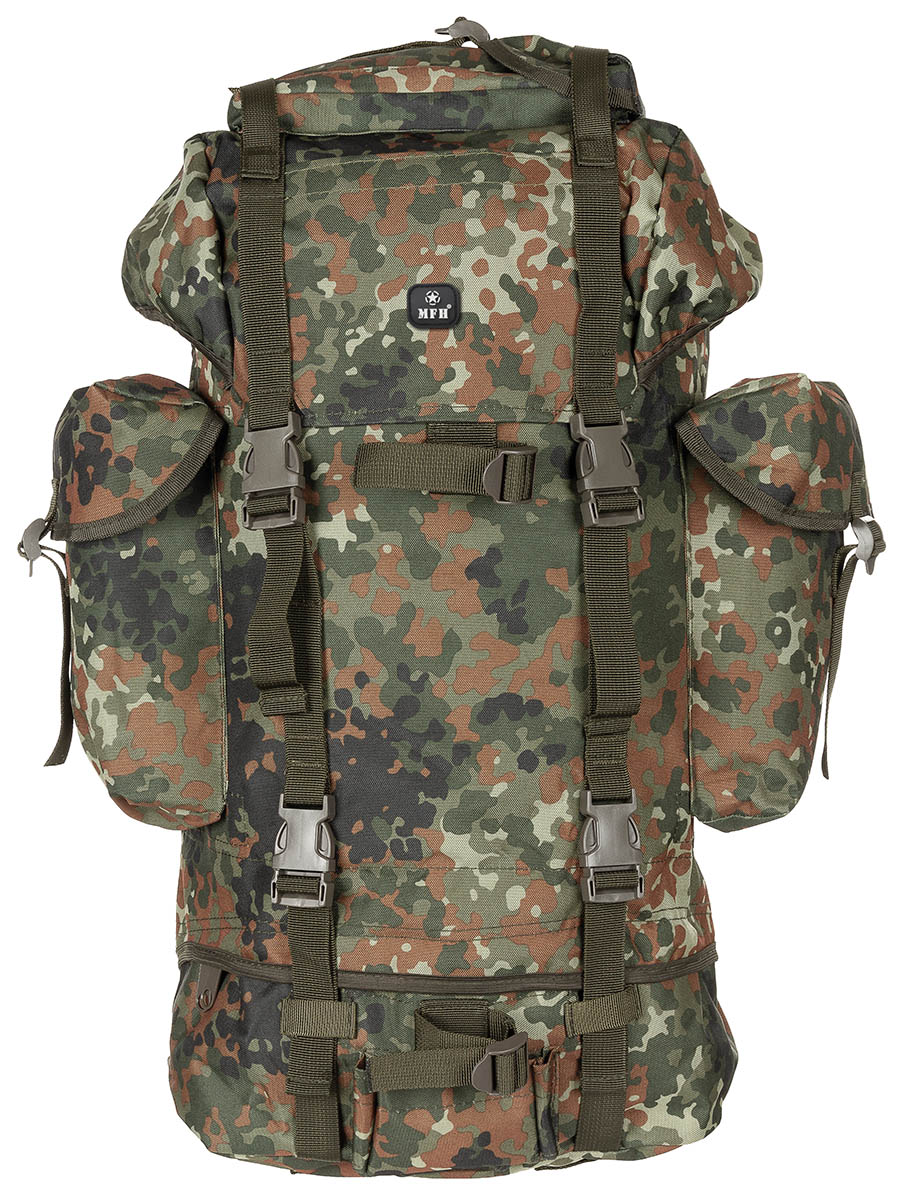 Artikelbild 1 des Artikels “BW Kampfrucksack, 65 l, Alu-Aussteifung, flecktarn “