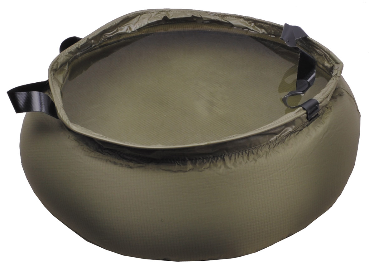 Image 1 de l'article cuvette pliable, 10 l, olive, avec sac 