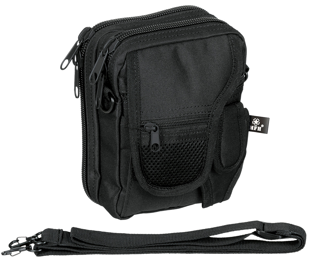 Artikelbild 1 des Artikels “Gürtel-Umhängetasche, schwarz, mit abnehmbarem Holster “