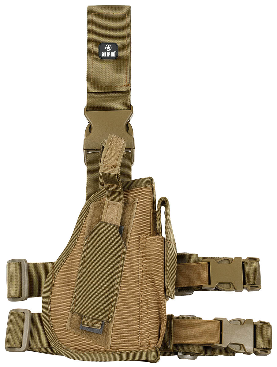 Product image 1 of the product “Leg Holster, right, coyote tan ”