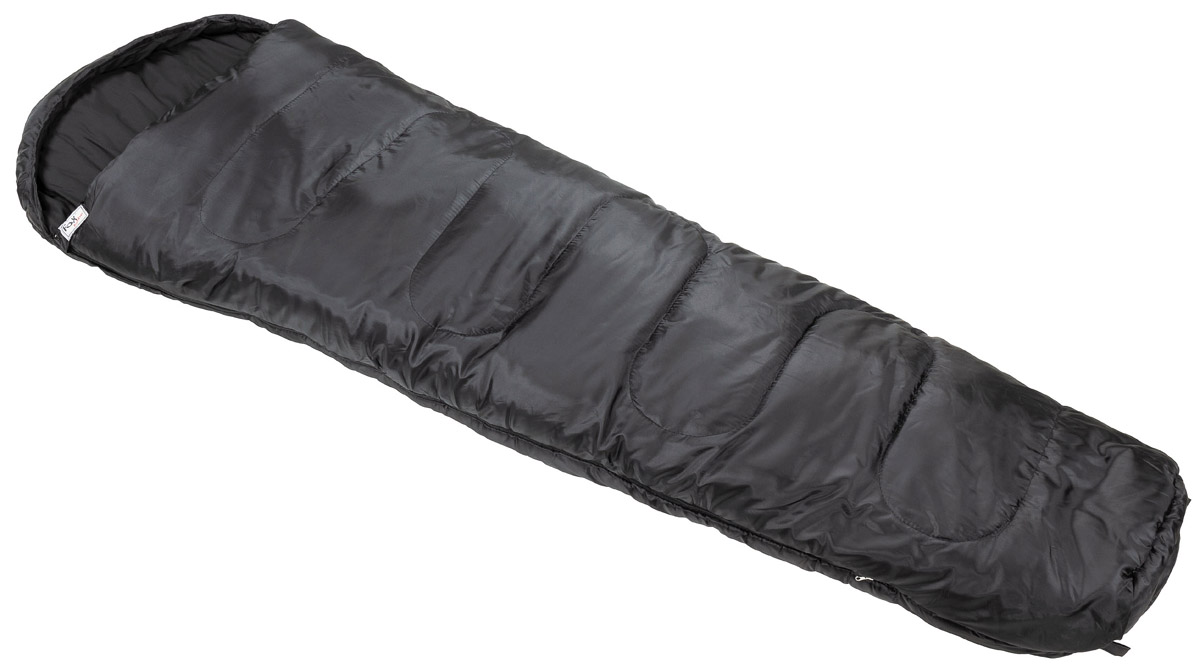 Artikelbild 1 des Artikels “Mumienschlafsack, schwarz, 2-lagige Füllung “