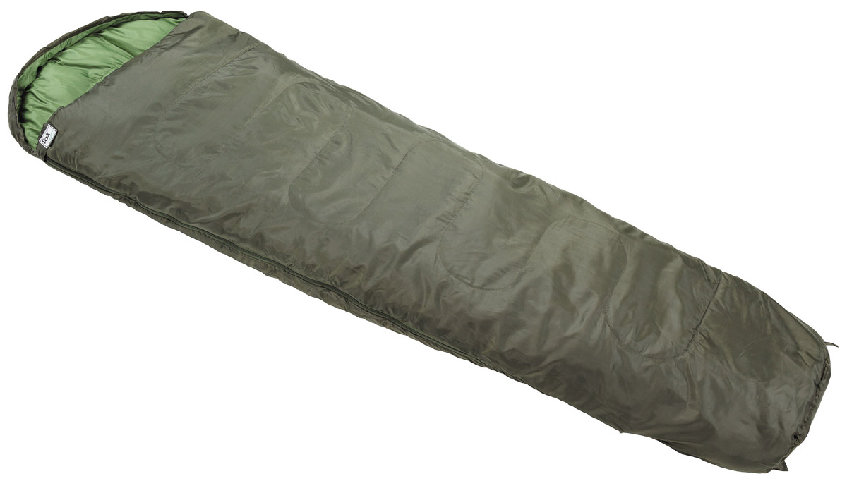 Artikelbild 1 des Artikels “Mumienschlafsack, oliv, 2-lagige Füllung “