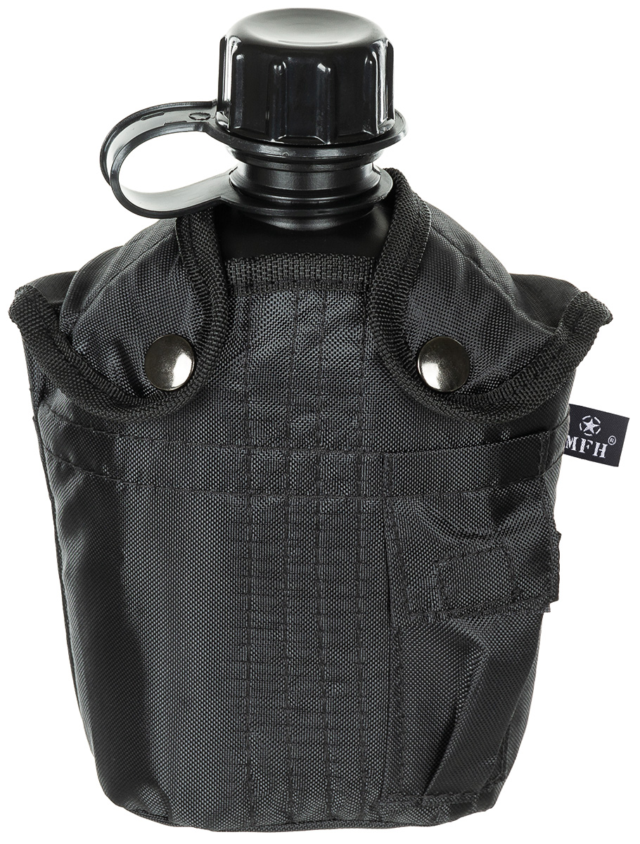 Artikelbild 1 des Artikels “US Plastikfeldflasche, 1 l, Hülle, schwarz “