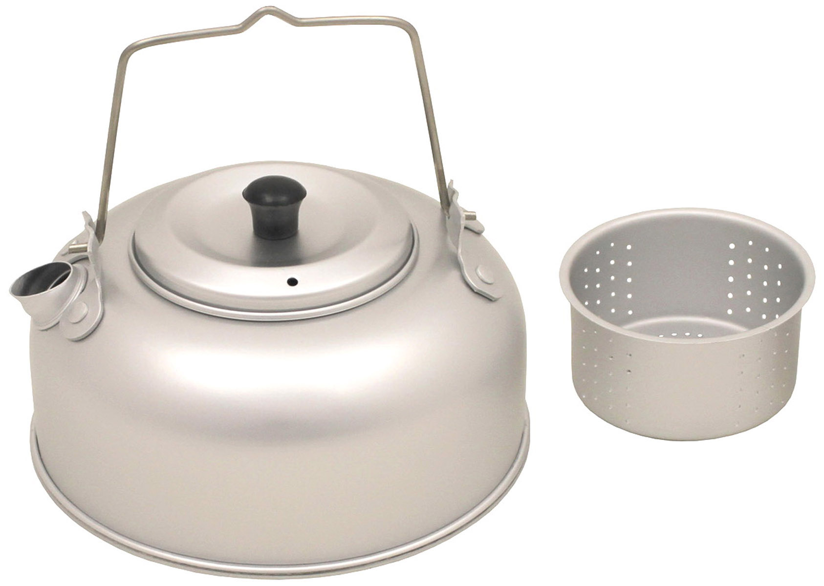 Image 1 de l'article Bouilloire, avec passoire, aluminium, 950 ml (1 Qt) 