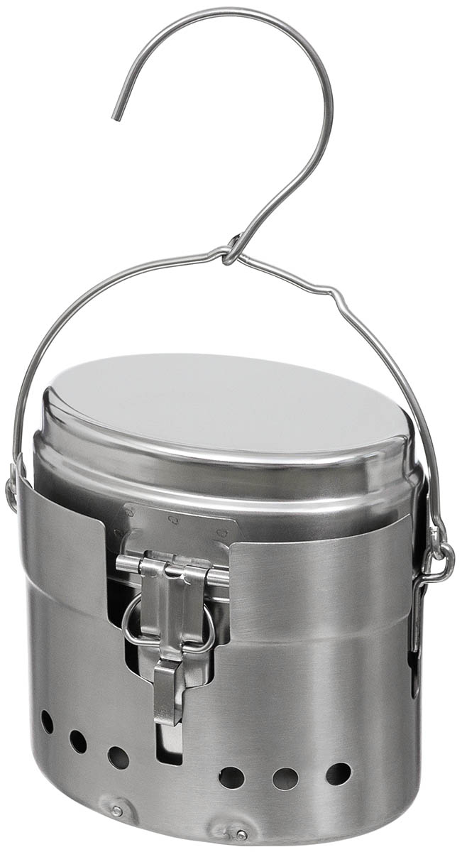 Product image 1 of the product “SE Mess Kit, M40, Stainless Steel, 3-part ”