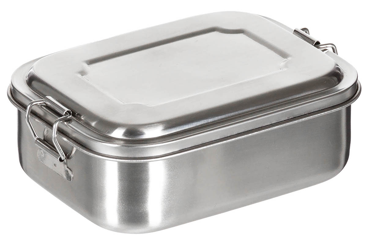 Artikelbild 1 des Artikels “Lunchbox, Edelstahl, ca. 16 x 13 x 6,2 cm “