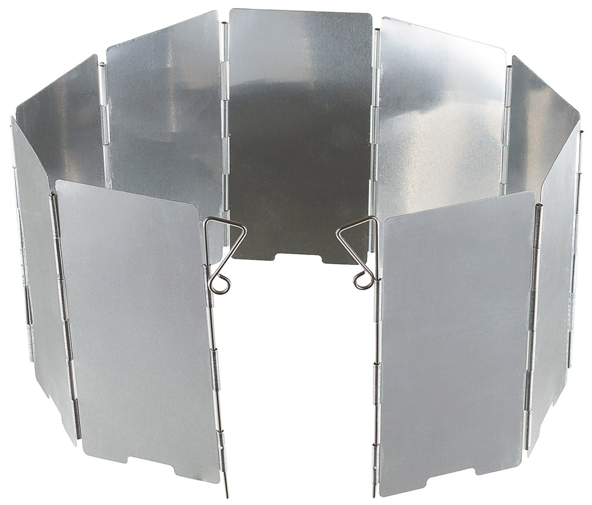 Artikelbild 1 des Artikels “Windschutz, Alu, faltbar, klein, 65 x 13 cm, 9 Lamellen “