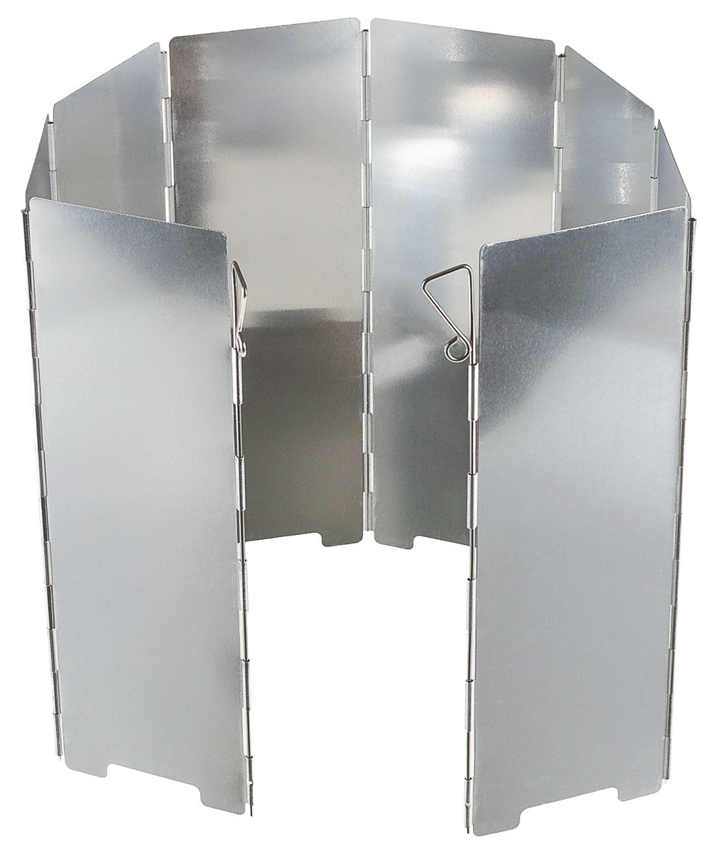 Artikelbild 1 des Artikels “Windschutz, Alu, faltbar, groß, 67 x 24 cm, 8 Lamellen “