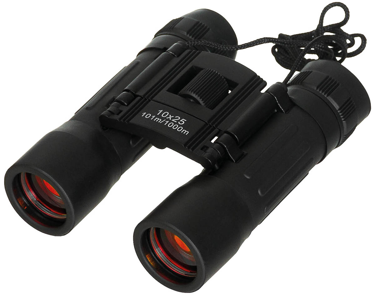 Artikelbild 1 des Artikels “Fernglas, faltbar, 10 x 25, schwarz, Ruby Linse “