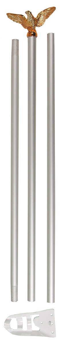 Artikelbild 1 des Artikels “Fahnenstange, weiß, mit goldfarbenem Adler “