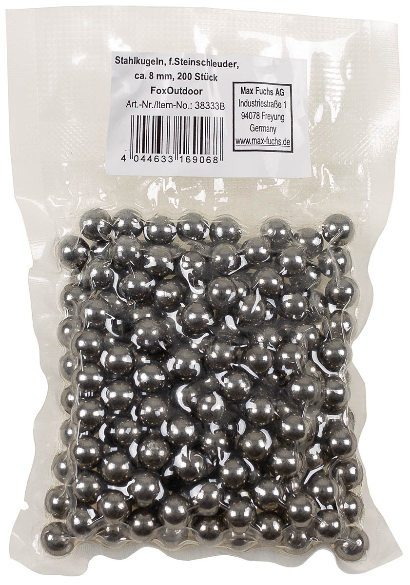 Artikelbild 1 des Artikels “Stahlkugeln, f.Steinschleuder, ca. 8 mm, 200 Stück “