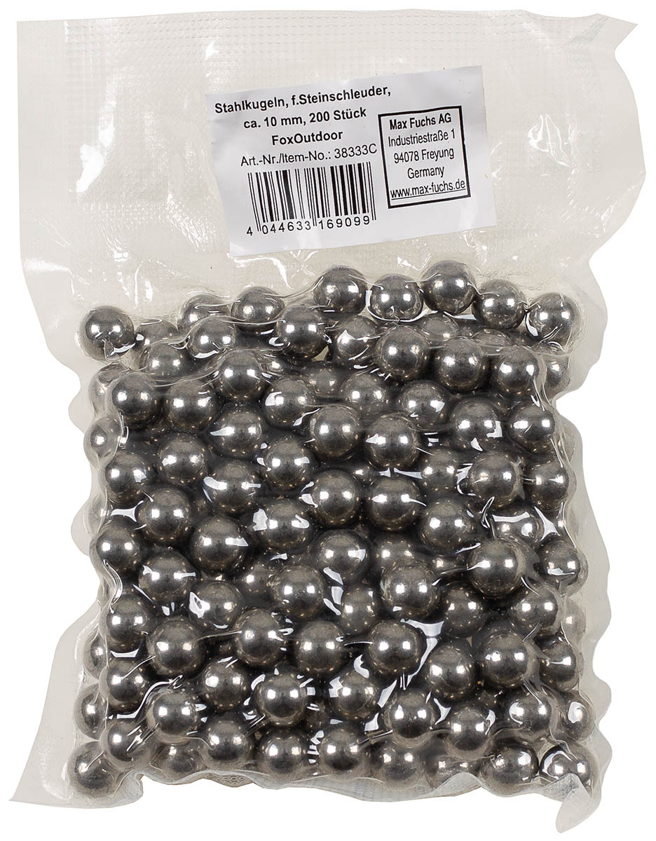Artikelbild 1 des Artikels “Stahlkugeln, f.Steinschleuder, ca. 10 mm, 200 Stück “