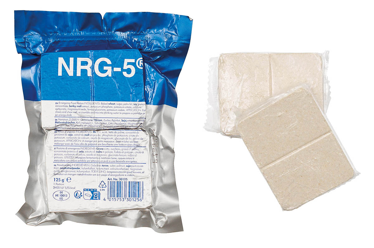 Artikelbild 1 des Artikels “Notverpflegung, NRG-5, 125 g (2 Riegel), 7% Mwst. “