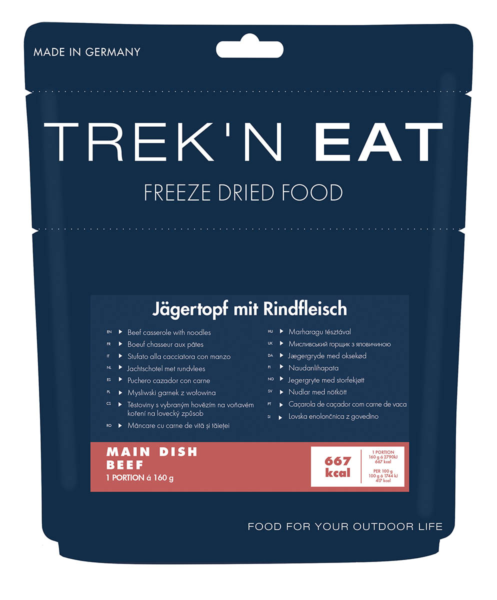 Artikelbild 1 des Artikels “Trek 'n Eat, Jägertopf mit Rindfleisch, Nudeln, 7% Mwst. “