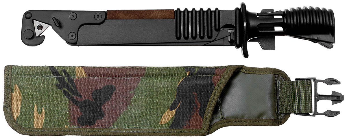 Artikelbild 1 des Artikels “Brit. Bajonett, SA80, schwarz, Scheide, Tasche DPM “