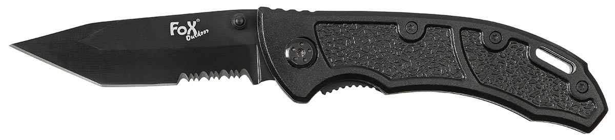 Artikelbild 1 des Artikels “Klappmesser, Einhand, schwarz, Metallgriff “