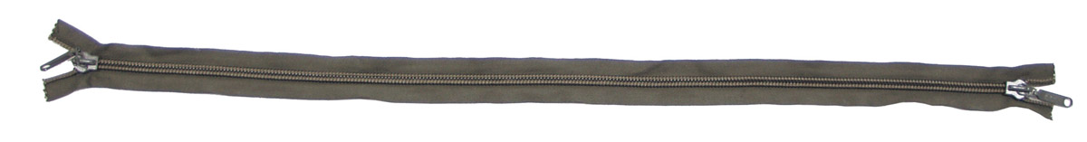 Artikelbild 1 des Artikels “Reißverschluss, 2-weg, oliv, nicht teilbar, Plastik, 90 cm “