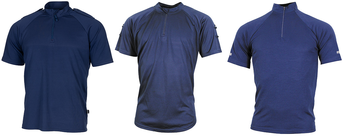 Artikelbild 1 des Artikels “Brit. Funktions-Shirt, blau, Reißverschluss, gebr. “