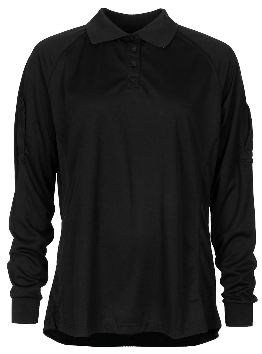 Artikelbild 1 des Artikels “Brit. Poloshirt, DAMEN, schwarz, langarm, neuw. “