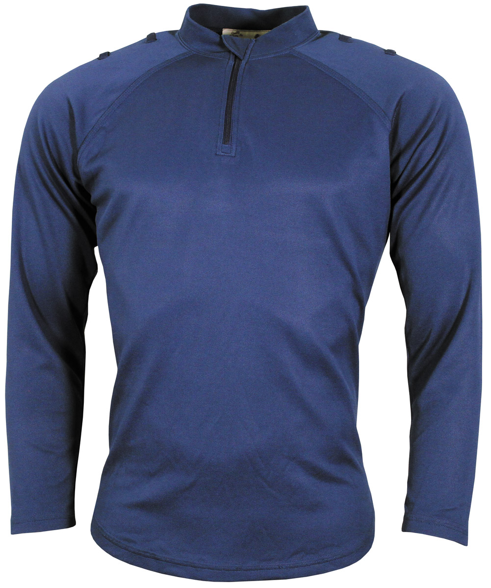 Artikelbild 1 des Artikels “Brit. Funktions-Shirt, blau, langarm, Reißverschluss, gebr. “