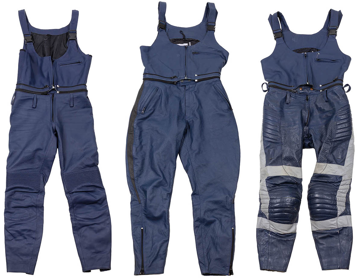 Artikelbild 1 des Artikels “Holl. Kradfahrerhose, Leder, kleine Größen, gebr. “