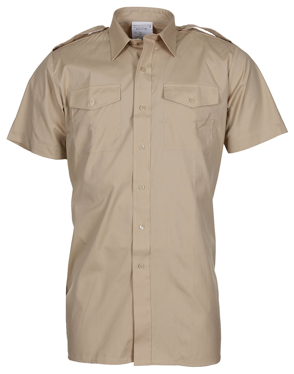 Artikelbild 1 des Artikels “Brit. Diensthemd, beige, kurzarm, gebr. “