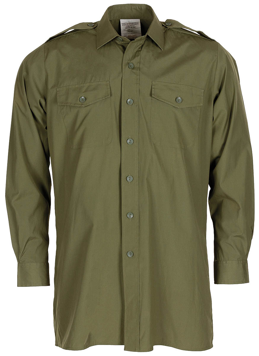 Artikelbild 1 des Artikels “Brit. Diensthemd, oliv, langarm, gebr. “