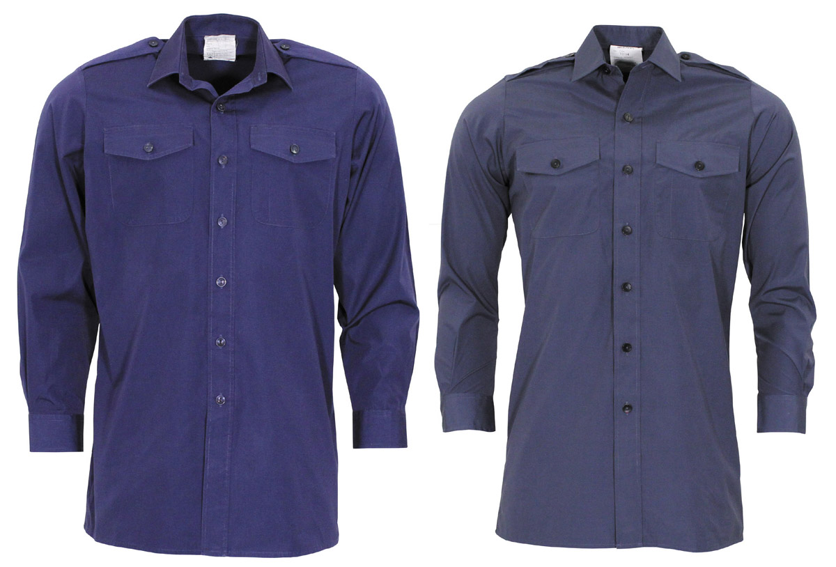 Artikelbild 1 des Artikels “Brit. Feldhemd, dunkelblau, langarm, neuw. “