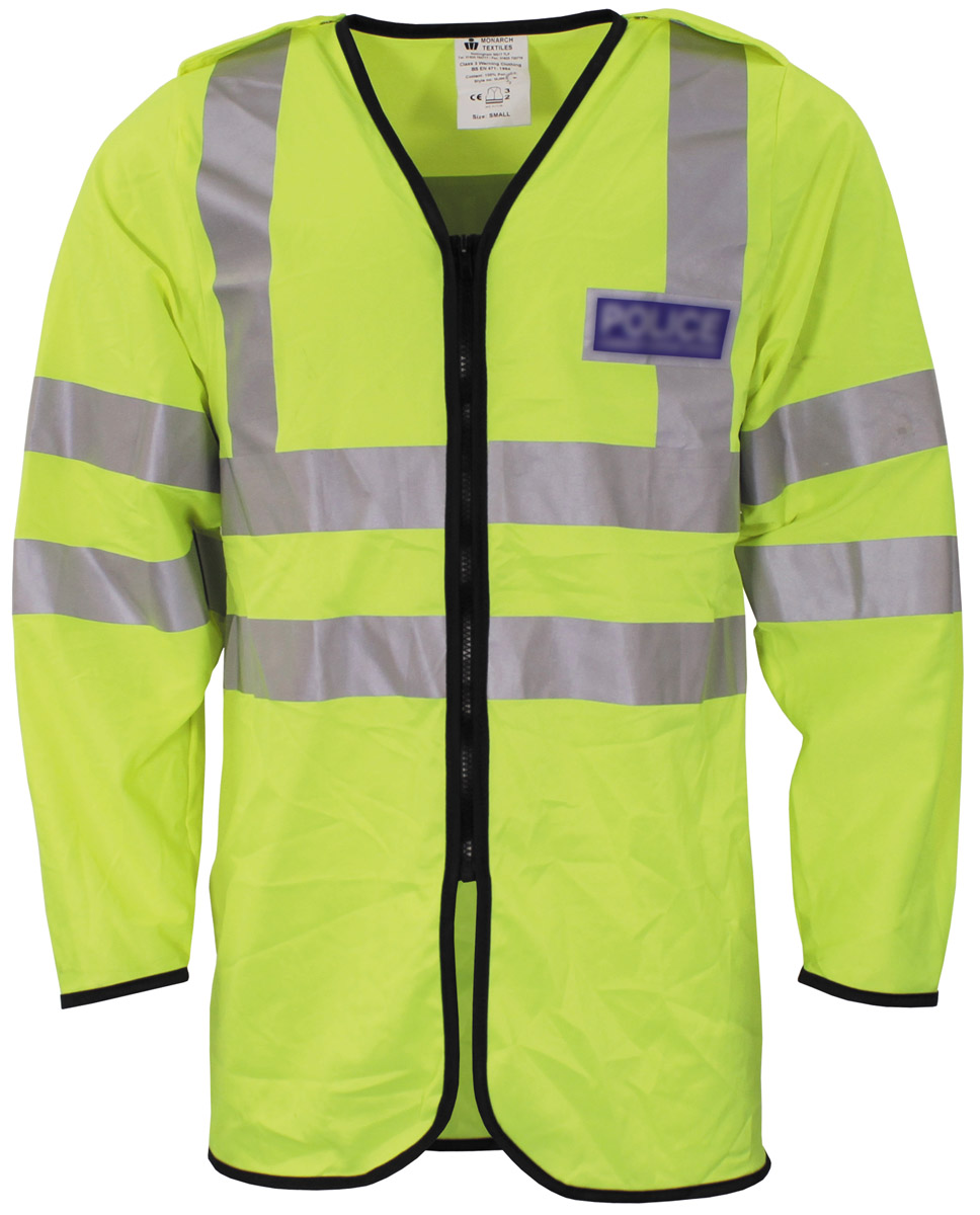 Artikelbild 1 des Artikels “Brit. Signaljacke, gelb, mit Reflektor, gebr. “