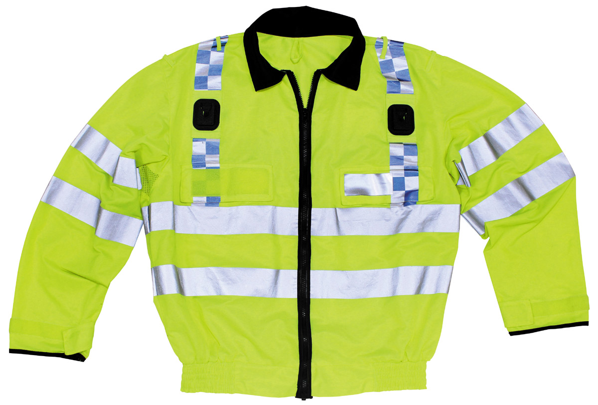 Artikelbild 1 des Artikels “Brit. Signaljacke, gelb, mit Reflektor, gebr. “