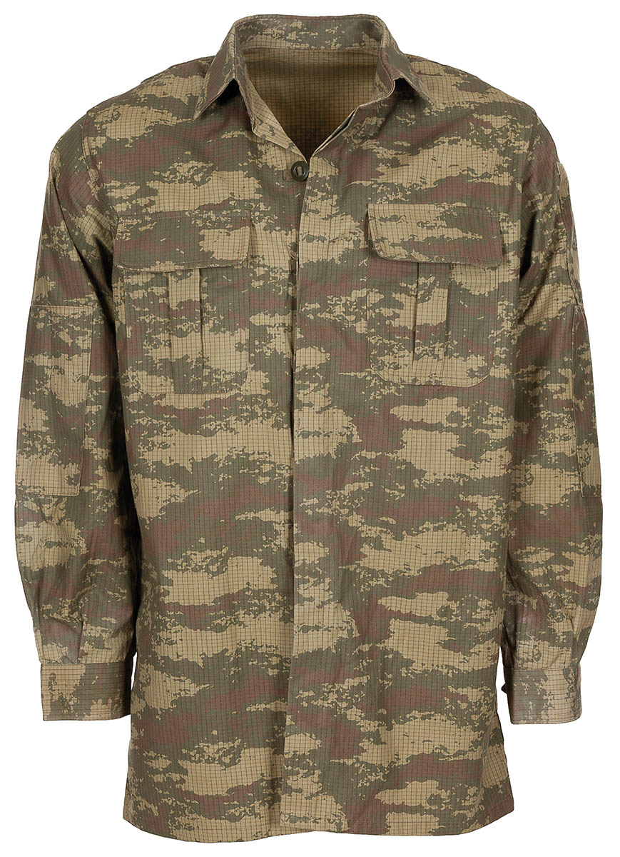 Artikelbild 1 des Artikels “Türk. Feldbluse, Rip Stop, M2008, gebr. “