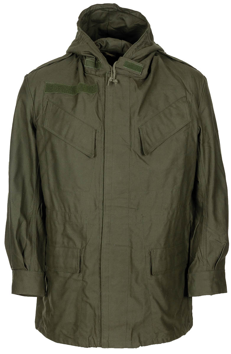 Artikelbild 1 des Artikels “Belg. Feldjacke, M 64, mit Kapuze, oliv, gebr. “