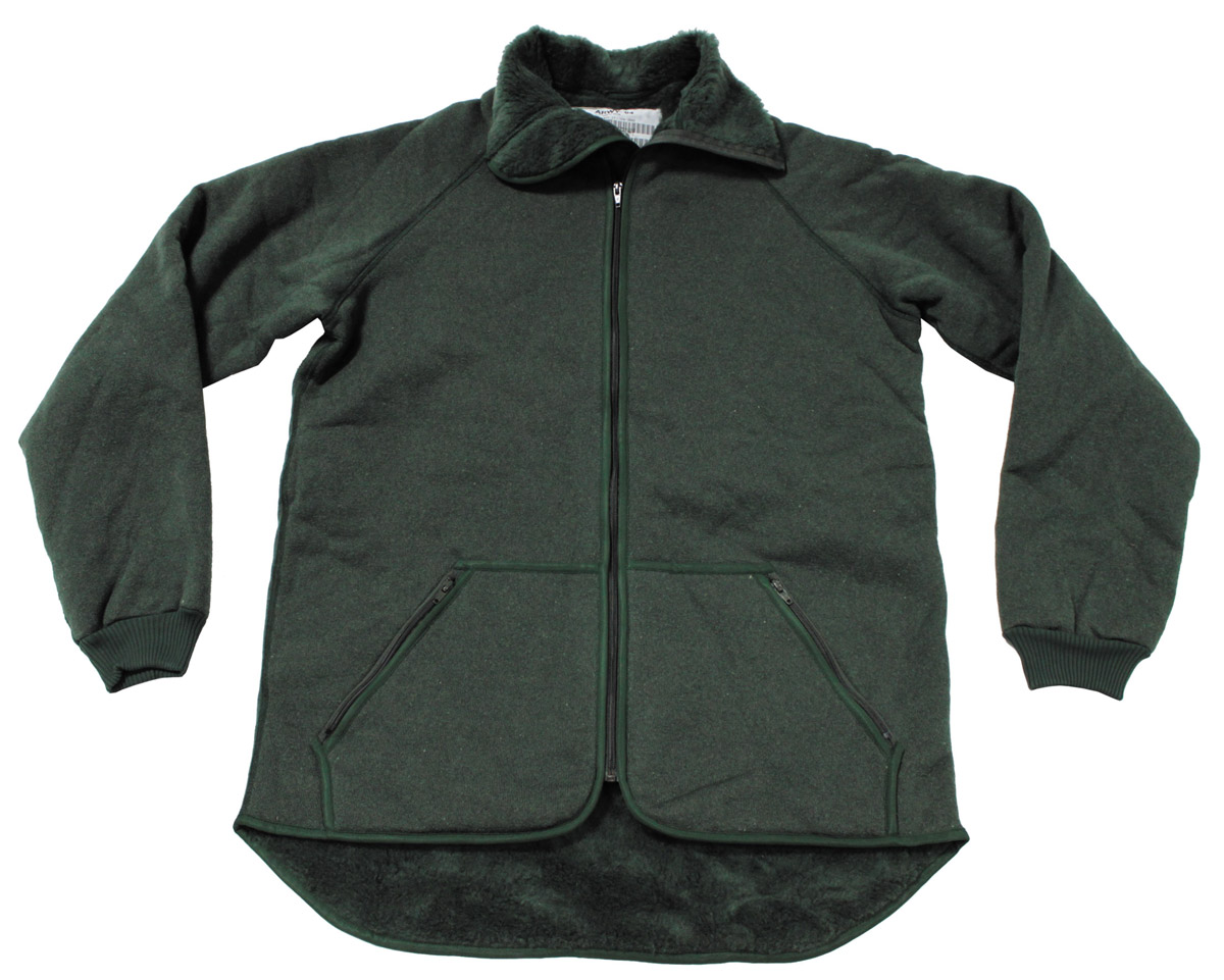 Product image 1 of the product “NL Fleece jacket, OD green, used ”