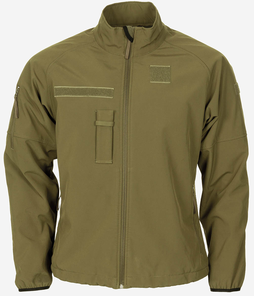 Artikelbild 1 des Artikels “Holl. Softshell Jacke, oliv, winddicht, gebr. “