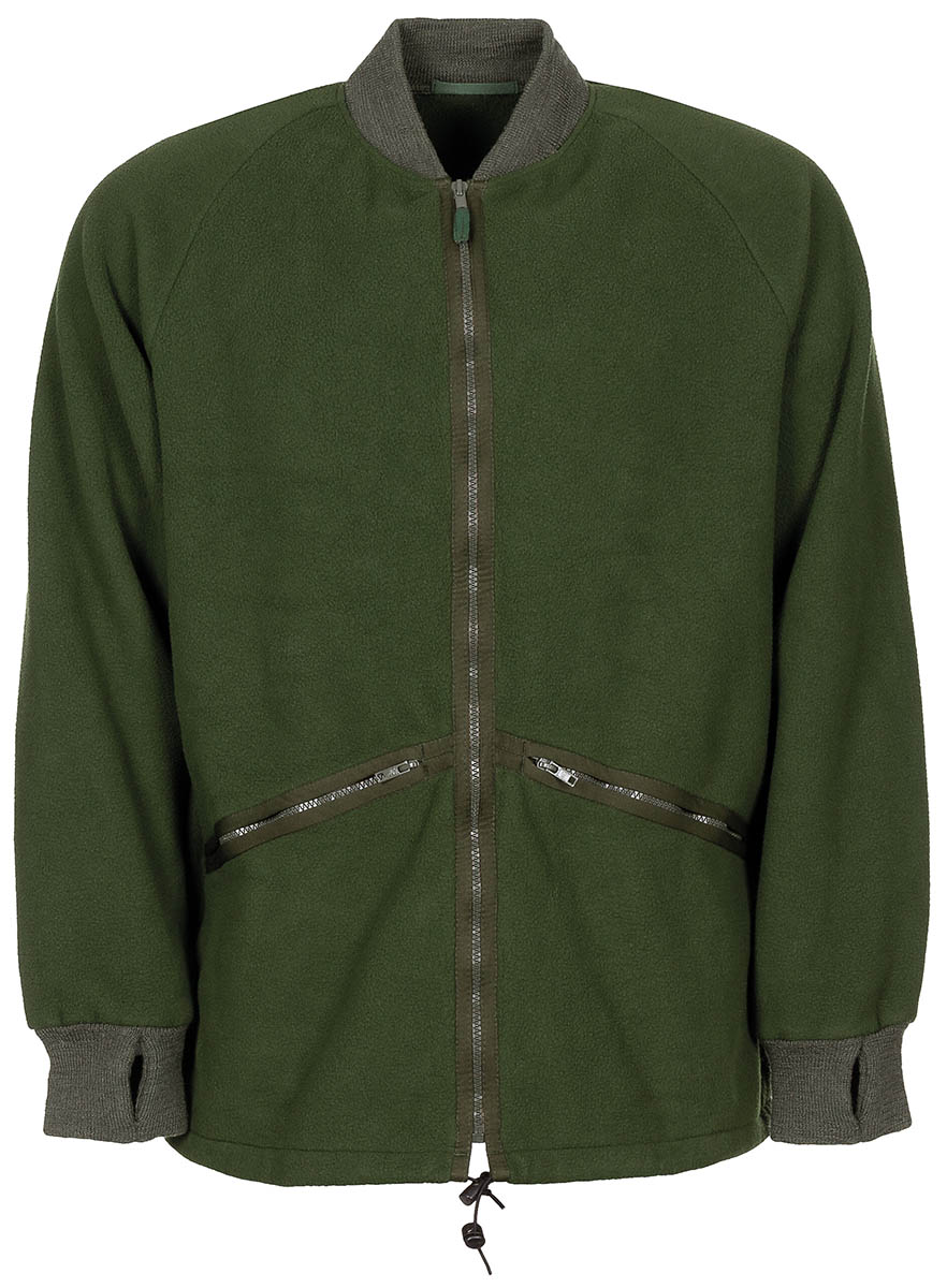 Artikelbild 1 des Artikels “Brit. Fleece-Jacke, oliv, gebr. “