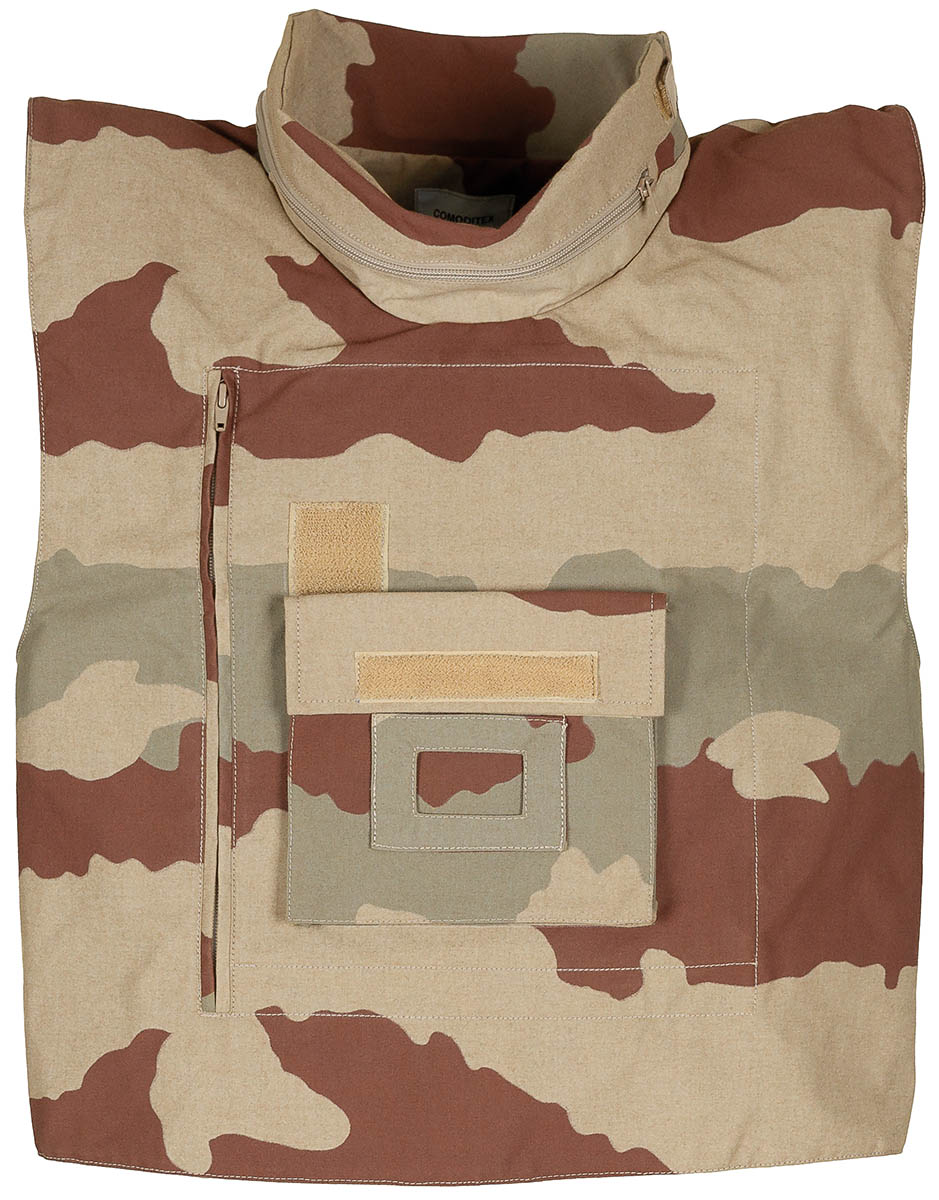 Artikelbild 1 des Artikels “Franz. Splitterschutzweste, ohne Ballistik, desert, neuw. “